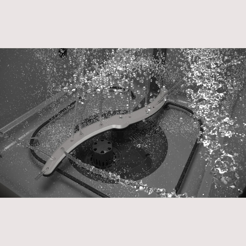 GE 24 in. Front Control Flush-Mount Dishwasher with 59 dBa Sound Level, Dry Boost & Pocket Handle - White, White, hires