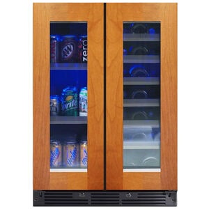 XO 24 in. Built-In/Freestanding 5.7 cu. ft. Compact Beverage Center with Adjustable Shelves & Digital Control - Custom Panel Ready, Custom Panel Required, hires