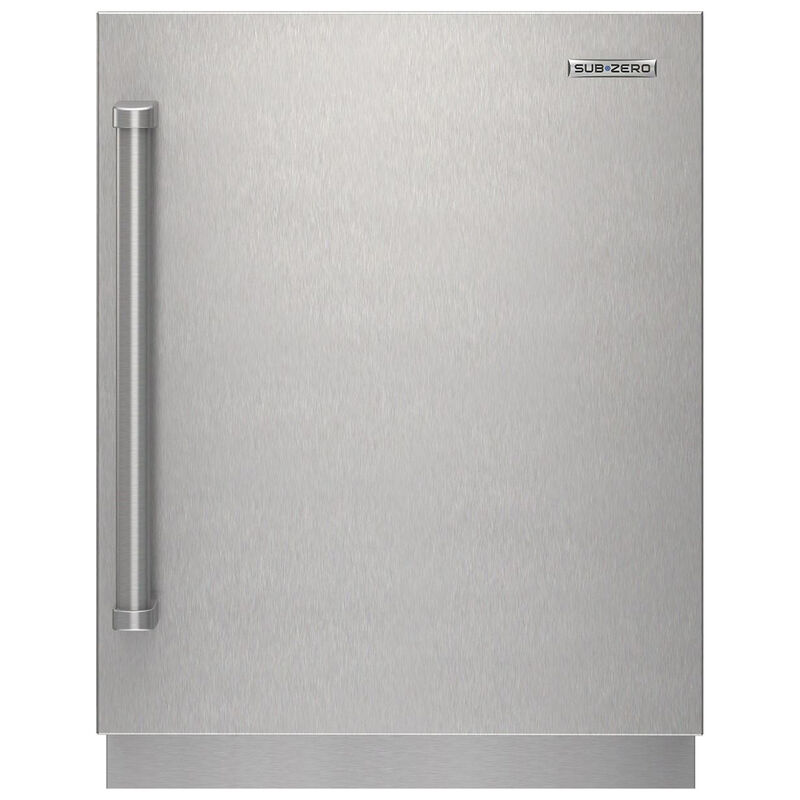 Sub-Zero Designer Series Undercounter ADA Height 24 in. Right Hinge Stainless Steel Solid Door Panel with Pro Handle, , hires