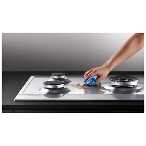 Fisher & Paykel Series 7 30 in. 5-Burner Natural Gas Cooktop with Simmer Burner & Power Burner - Stainless Steel, , hires