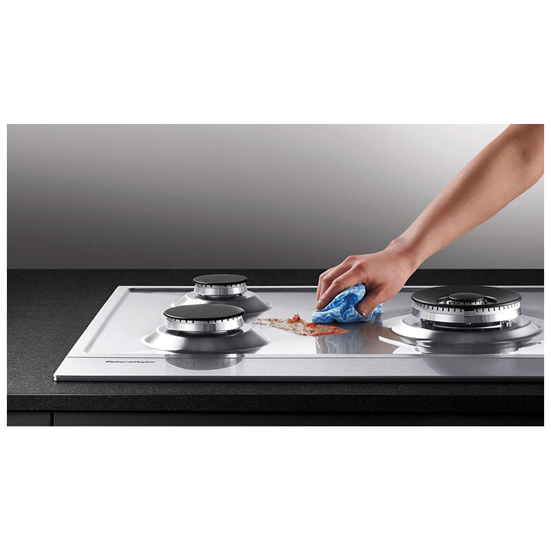 Fisher & Paykel Series 7 30 in. 5-Burner Natural Gas Cooktop with Simmer Burner & Power Burner - Stainless Steel, , hires