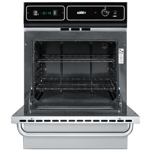 Summit 24 in. 2.9 cu. ft. Gas Single Wall Oven - Stainless Steel, , hires