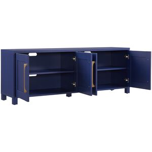 Preston & Cole Daphne 68" Wide TV Stand for TVs up to 75" - Dark Blue, , hires