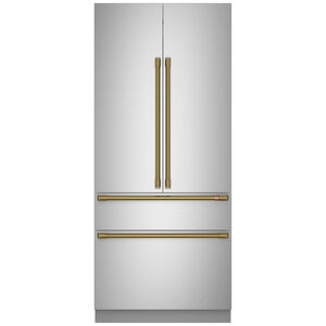Cafe Refrigerator Handle Kit (Set of 4) - Brushed Brass, , hires