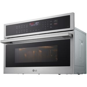 LG 30 in. 1.7 cu. ft. Smart Speed Electric Single Wall Oven with Standard Convection & Sensor Cooking - Stainless Steel, , hires