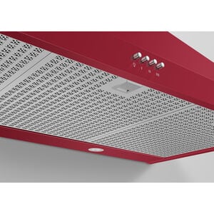 Fisher & Paykel Series 7 36 in. Convertible Chimney Style Range Hood with 600 CFM, 3 Fan Speeds & 2 LED Lights - Red, , hires