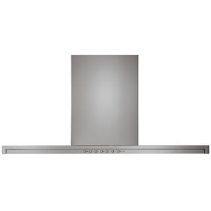 Monogram 36 in. Slide-Out Style Range Hood with 4 Speed Settings, 500 CFM, Convertible Venting & 2 Halogen Lights - Stainless Steel, Stainless Steel, hires