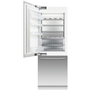 Fisher & Paykel Series-11 30 in. Built-In 15.9 cu. ft. Counter Depth Bottom Freezer Refrigerator with Internal Water Dispenser Left Hinge - Custom Panel Ready, , hires