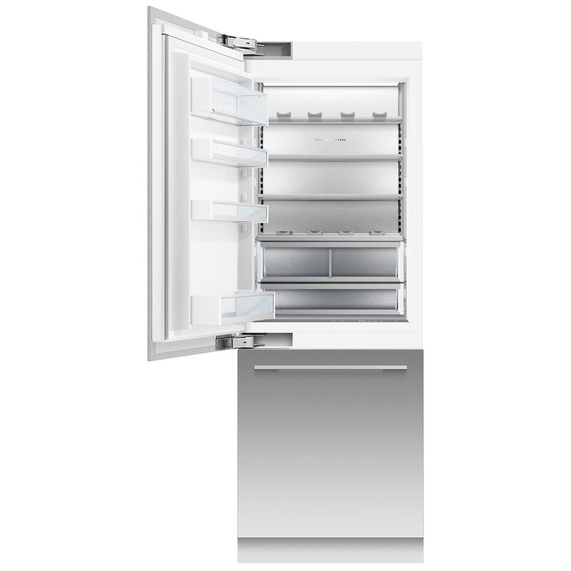Fisher & Paykel Series-11 30 in. Built-In 15.9 cu. ft. Counter Depth Bottom Freezer Refrigerator with Internal Water Dispenser Left Hinge - Custom Panel Ready, , hires