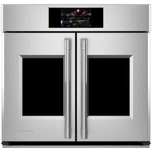 Monogram Statement Series 30 in. 5 cu. ft. Smart Electric Single Wall Oven with True European Convection - Stainless Steel, , hires