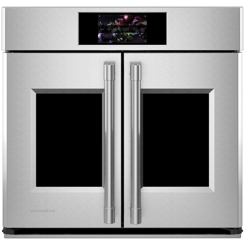 Monogram Statement Series 30 in. 5 cu. ft. Smart Electric Single Wall Oven with True European Convection - Stainless Steel, , hires