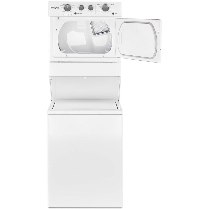 Whirlpool 27 in. Laundry Center with 3.5 cu. ft. Washer with 9 Wash Programs & 5.9 cu. ft. Gas Dryer with 4 Dryer Programs, Sensor Dry & Wrinkle Care - White, , hires
