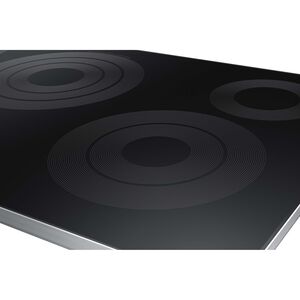 Samsung 36 in. 5-Burner Smart Electric Cooktop with Simmer Burner & Power Burner - Stainless Steel, Stainless Steel, hires