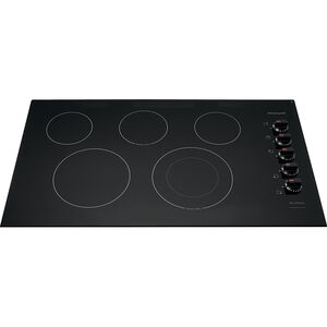 Frigidaire 36 in. Electric Cooktop with 5 Smoothtop Burners - Black, , hires