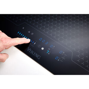 Viking 3 Series 30 in. 6-Burner Induction Cooktop with Simmer Burner & Power Burner - Black Glass, , hires