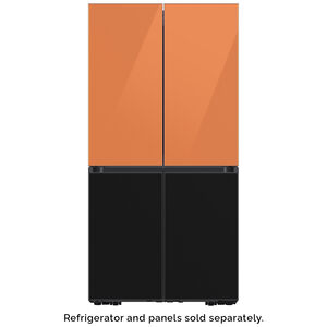 Samsung Bespoke 4-Door Flex Bottom Panel for Refrigerators - Charcoal Glass, , hires