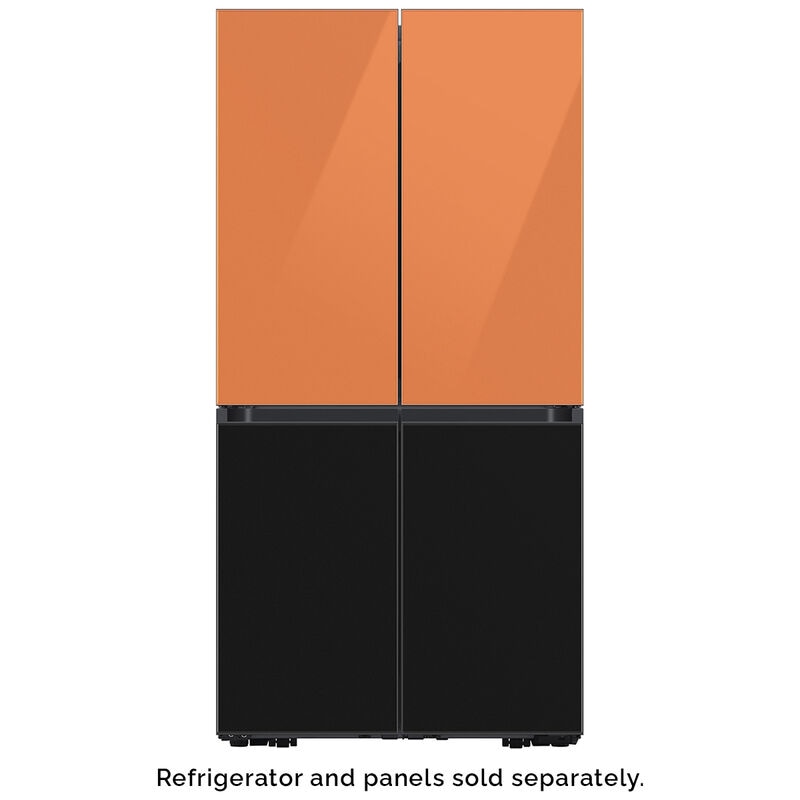 Samsung Bespoke 4-Door Flex Bottom Panel for Refrigerators - Charcoal Glass, , hires
