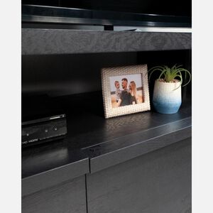 Sauder Harvey Park Collection Large TV Credenza - Raven Oak, , hires