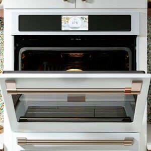 Cafe Professional Series 30 in. 5 cu. ft. Smart Electric Single Wall Oven with True European Convection - Stainless Steel, Stainless Steel, hires