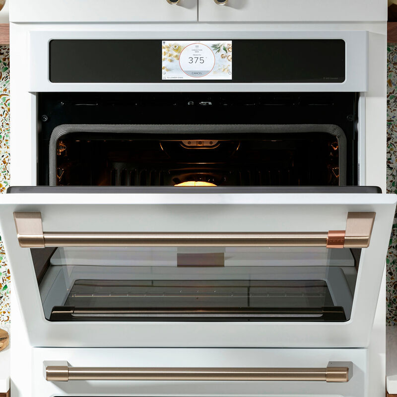 Cafe Professional Series 30 in. 5 cu. ft. Smart Electric Single Wall Oven with True European Convection - Stainless Steel, Stainless Steel, hires