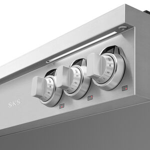 SKS 36 in. 6-Burner Smart Natural Gas Rangetop with Simmer Burner & Power Burner - Stainless Steel, , hires