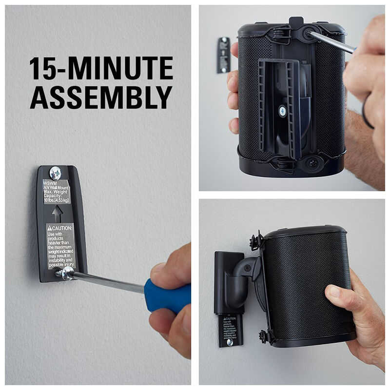 Sanus Systems Wireless Speaker Swivel and Tilt Wall Mount, , hires