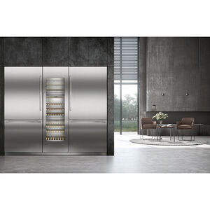 Liebherr 36 in. 18.1 cu. ft. Built-In Smart Counter Depth Bottom Freezer Refrigerator with Internal Water Dispenser - Custom Panel Ready, , hires