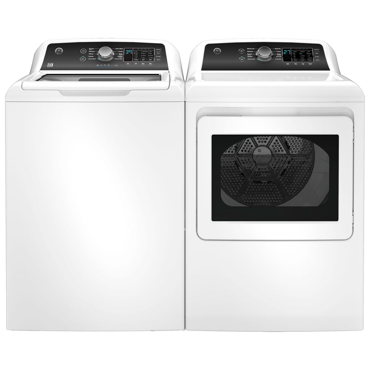 GE 27 in. 7.4 cu. ft. Gas Dryer with Sanitize Cycle & Sensor Dry