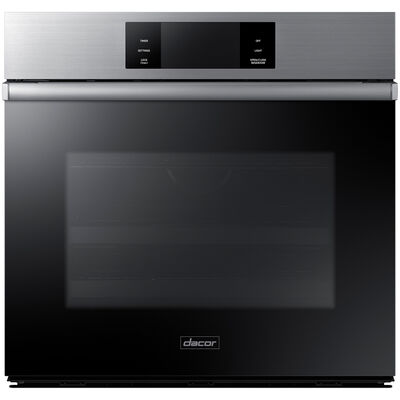 Dacor Contemporary 30 in. 4.8 cu. ft. Smart Steam Electric Single Wall Oven with Dual Convection - Silver Stainless | DOB30M977SS
