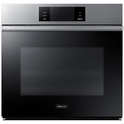 Dacor Contemporary Series 30 in. 4.8 cu. ft. Electric Smart Wall Oven with Dual Convection & Self Clean - Silver Stainless | DOB30M977SS