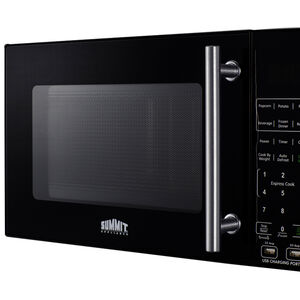 Summit 18 in. 0.7 cu. ft. 700W Countertop Microwave - Black, , hires