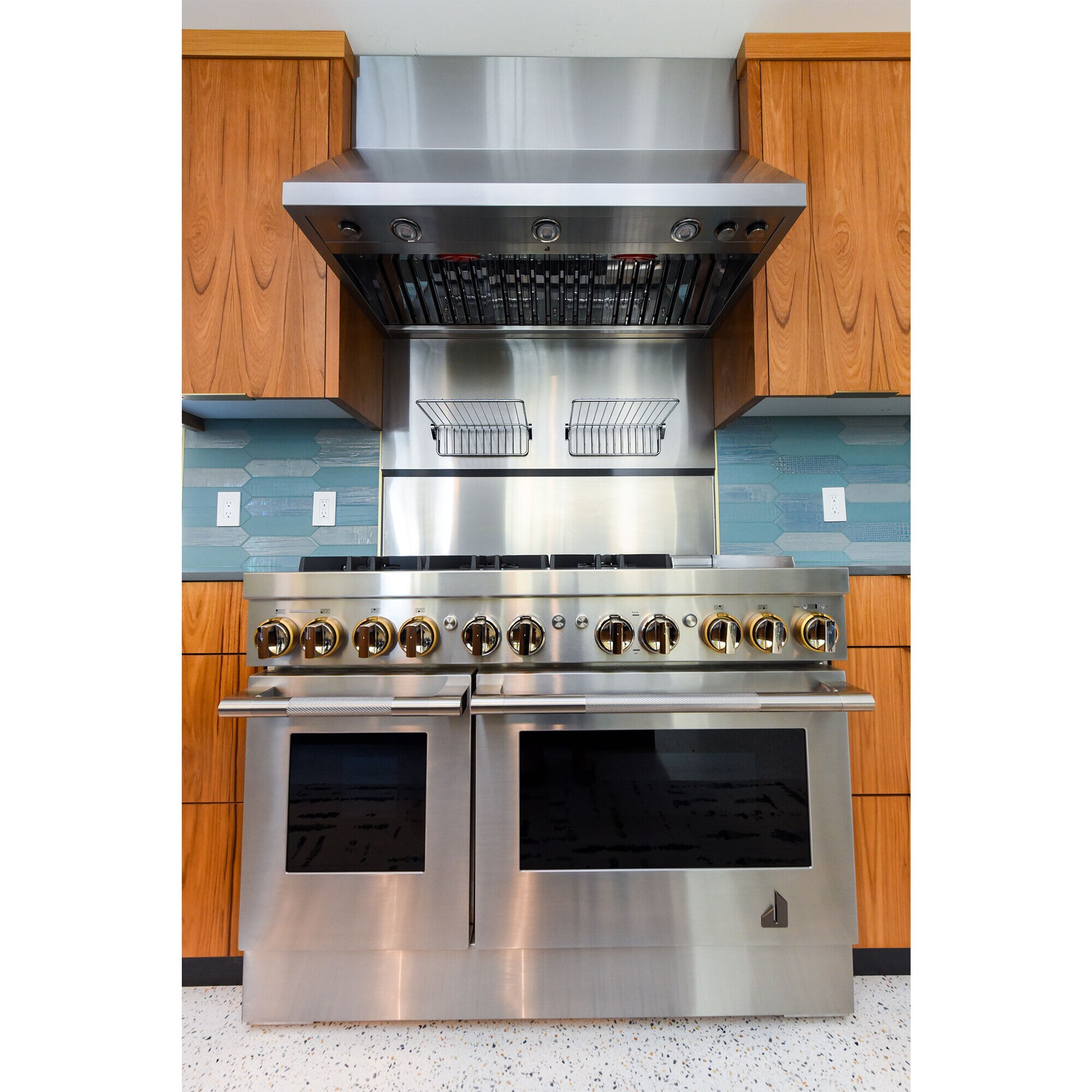 Jenn air dual fuel online double oven range
