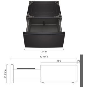 LG 27 in. Pedestal Storage Drawer for Washers - Black, , hires
