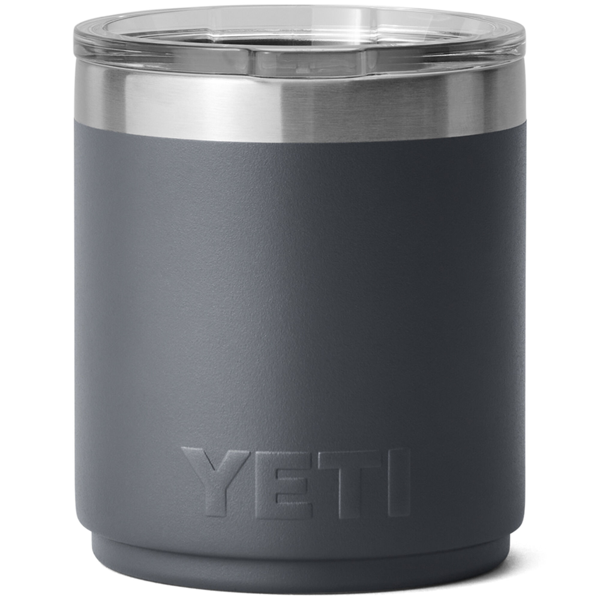 YETI Rambler 10 oz Stackable Lowball with Magslider Lid - Charcoal 