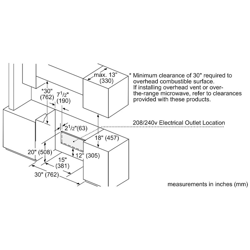 Bosch Benchmark Series 30 in. 4.6 cu. ft. True European Convection Slide-In Electric Range with 4 Induction Burners - Stainless Steel, , hires