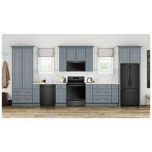 Whirlpool 30 in. 19.7 cu. ft. French Door Refrigerator with Ice Maker - Black, Black, hires