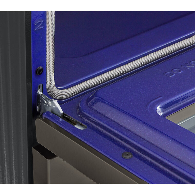 LG 30 in. 6.3 cu. ft. Smart Air-Fry True European Convection Slide-In Gas Range with 5 Sealed Burners & Griddle - Black Stainless Steel, , hires