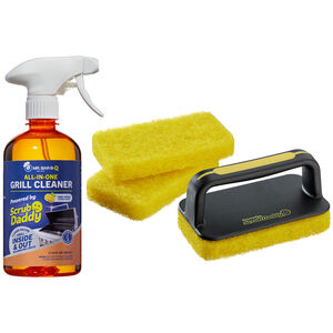 MR. BAR-B-Q Barbeque Oversized Grill Scrub Brush Set, , hires
