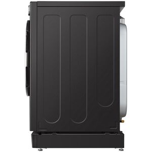 LG 27 in. 7.4 cu. ft. Front Loading Gas Smart Dryer with 23 Dryer Programs, 11 Dry Options, Wrinkle Care & Sensor Dry - Black Steel, , hires