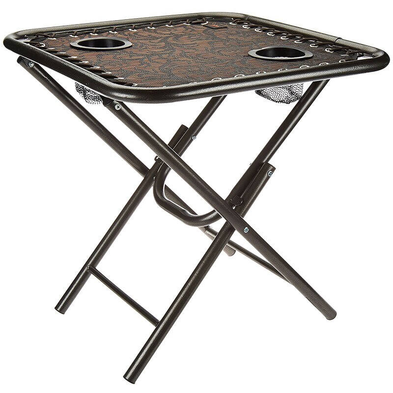 Bliss Folding Table with 2 Built-In Cup Holders, , hires