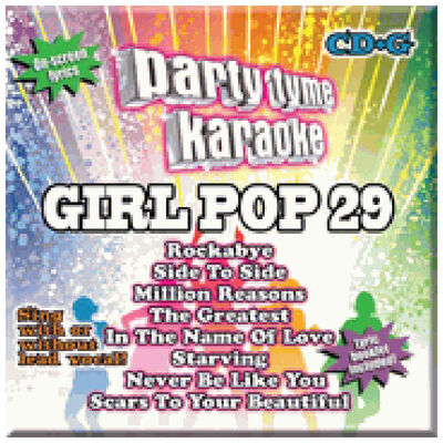 Party Tyme Karaoke Girl Pop 29 | SYB1697