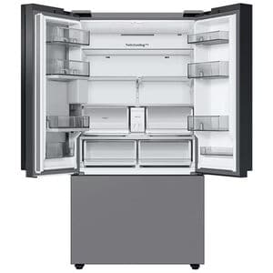 Samsung Bespoke 36 in. 24 cu. ft. Smart Counter Depth French Door Refrigerator with Internal Water Dispenser - Stainless Steel, Stainless Steel, hires
