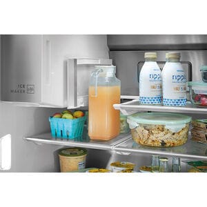 Frigidaire Professional 36 in. 21.4 cu. ft. Counter Depth 4-Door French Door Refrigerator with Ice & Water Dispenser - Stainless Steel, , hires