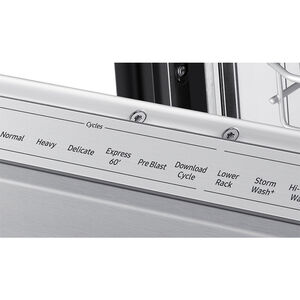 Samsung 24 in. Top Control Smart Dishwasher with 42 dBa Sound Level, 3rd-Rack & Ventilation Drying System - Fingerprint Resistant Stainless, Fingerprint Resistant Stainless, hires