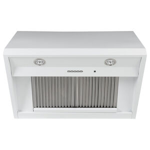 Cafe 30 in. Smart Convertible Canopy Pro Style Style Range Hood with 600 CFM, 4 Fan Speeds & 2 LED Lights - Matte White, , hires