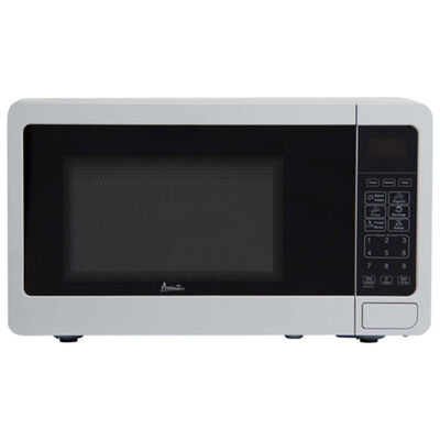 Avanti 18 in. 0.7 cu.ft Countertop Microwave with 10 Power Levels - White | MT7V0W