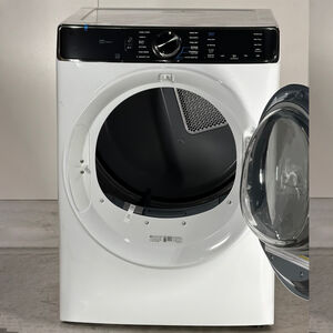 GE Profile 28 in. 7.8 cu. ft. Smart Stackable Electric Dryer with Sensor Dry, Sanitize & Steam Cycle - White (Open Box Excellent Condition), , hires