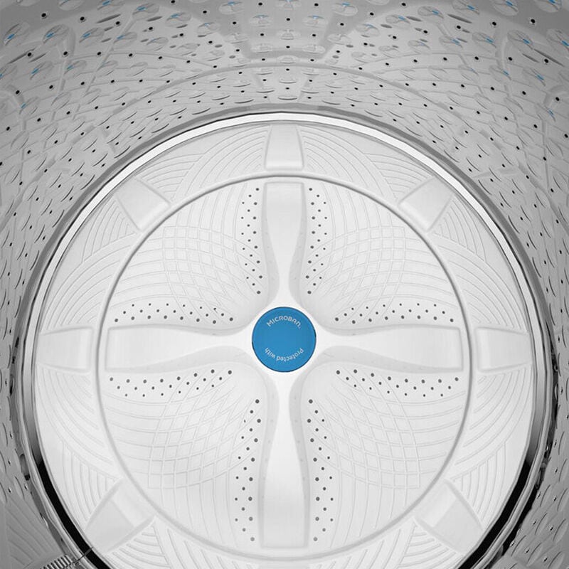 GE Profile 28 in. 5.0 cu. ft. Smart Top Load Washer with Sanitize with Oxi - White, White, hires