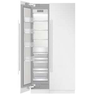 Signature Kitchen Suite 18 in. 9.6 cu. ft. Built-In Upright Smart Freezer with Ice Maker, Adjustable Shelves & Digital Control - Custom Panel Ready, , hires