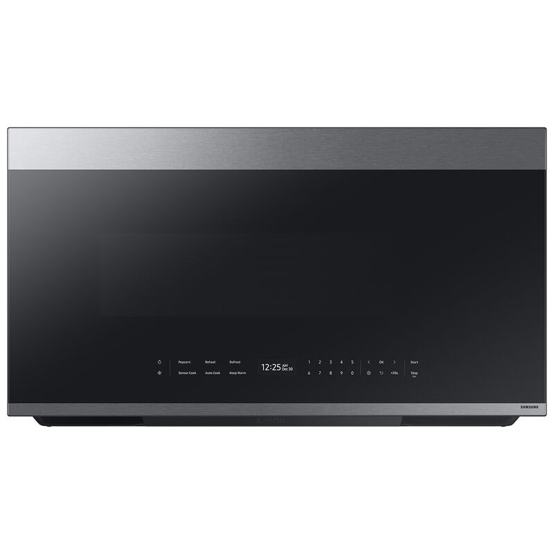 Samsung Bespoke 30 in. 2.1 cu. ft. Over-the-Range Smart Microwave with 10 Power Levels, 400 CFM & Sensor Cooking Controls - Stainless Steel, Stainless Steel, hires